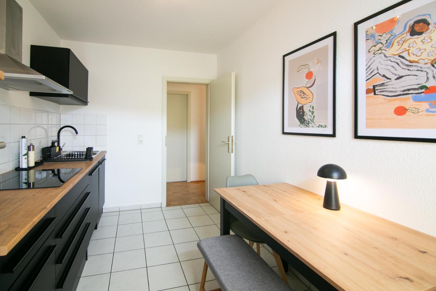 2 Zimmer, Bett Und Schlafsofa, Balkon, Waschmaschine L Leipzig Eksteriør bilde